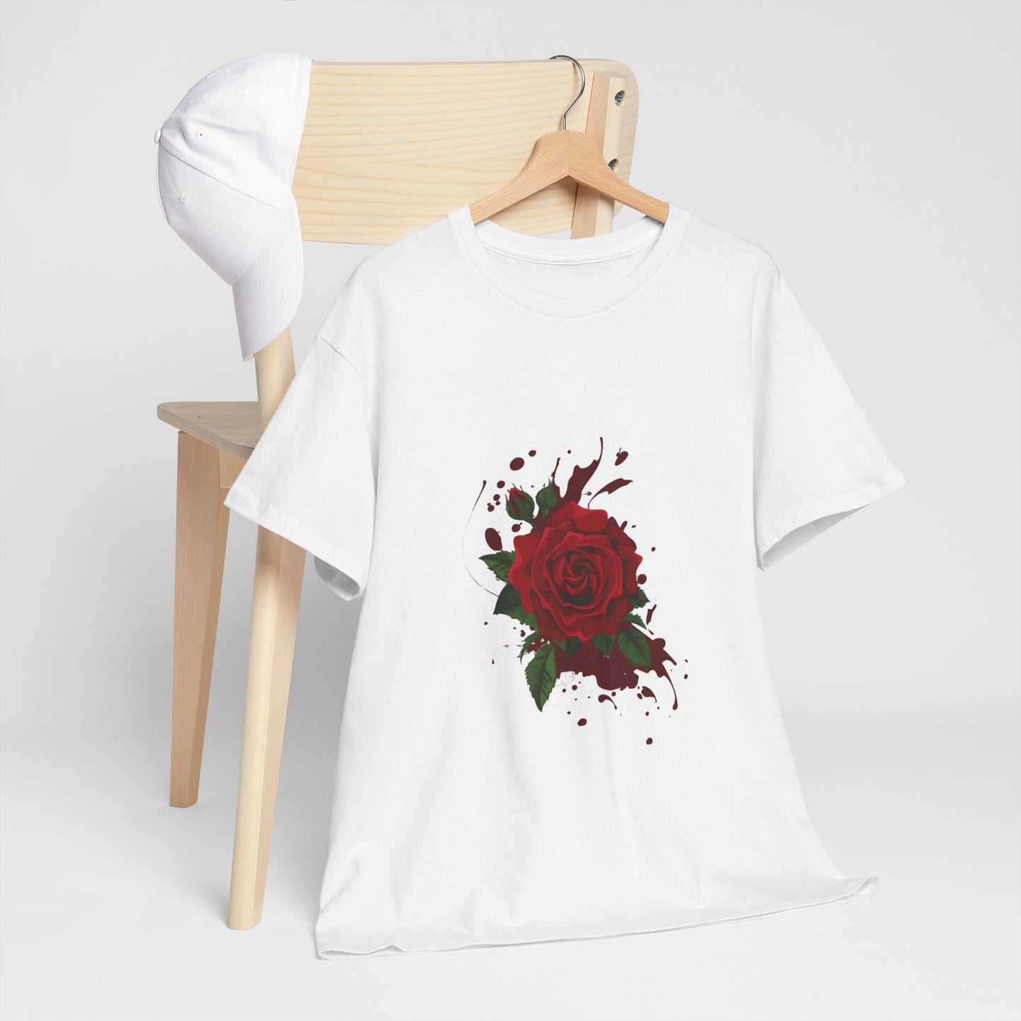 🌹 Maglietta da Donna con Rosa – Mentalflex